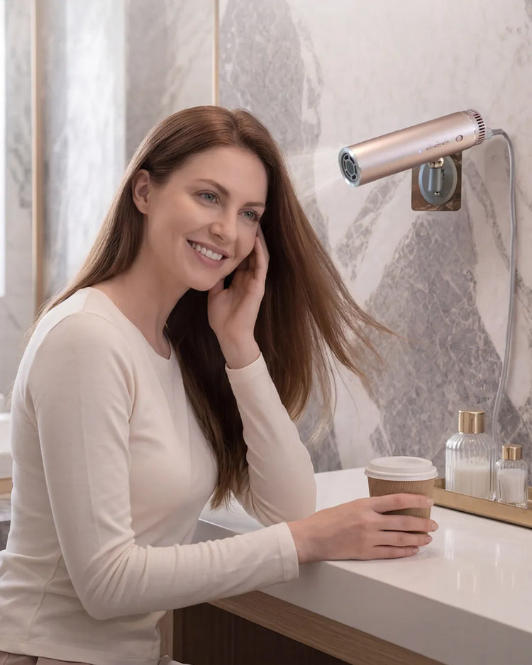 Pro power — hands-free hair dryer video